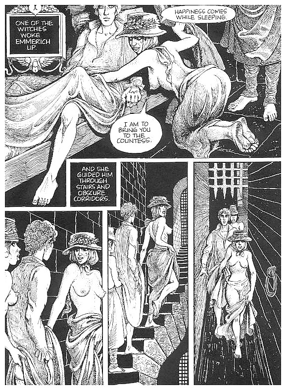 Arte cómico erótico 26 - la condesa de rojo 
 #19632765