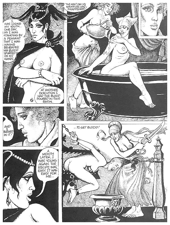 Arte cómico erótico 26 - la condesa de rojo 
 #19632778