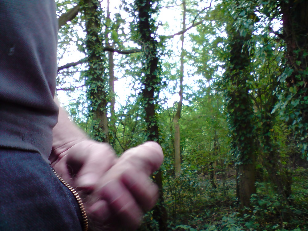 Me wanking in the woods #24167