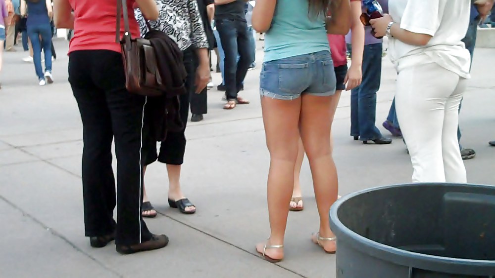 Nice butts ass in jean shorts #3256200