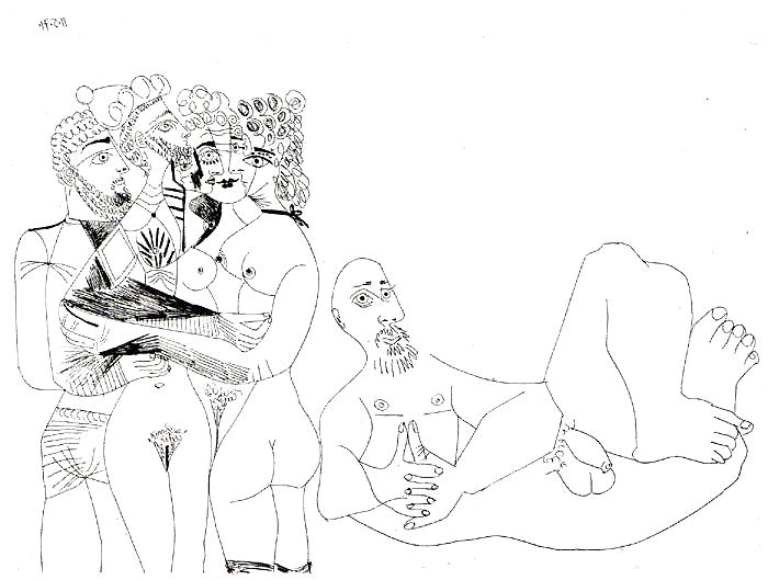 Drawn Ero and Porn Art 36 - Pablo Picasso 1 #8823895
