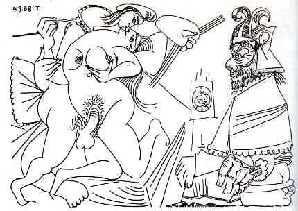 Drawn Ero and Porn Art 36 - Pablo Picasso 1 #8823910