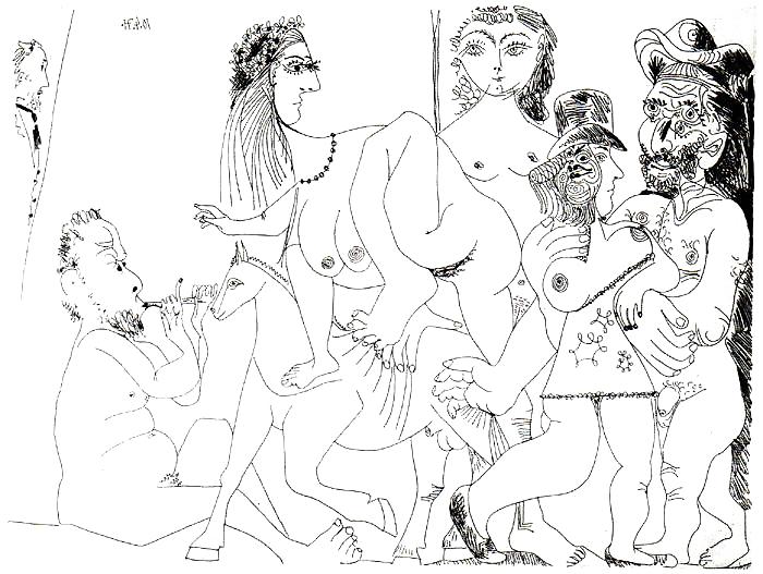 Drawn Ero and Porn Art 36 - Pablo Picasso 1 #8823931