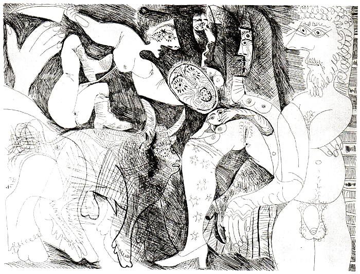 Drawn Ero and Porn Art 36 - Pablo Picasso 1 #8823943