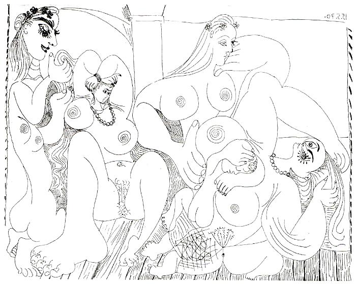 Drawn Ero and Porn Art 36 - Pablo Picasso 1 #8823949