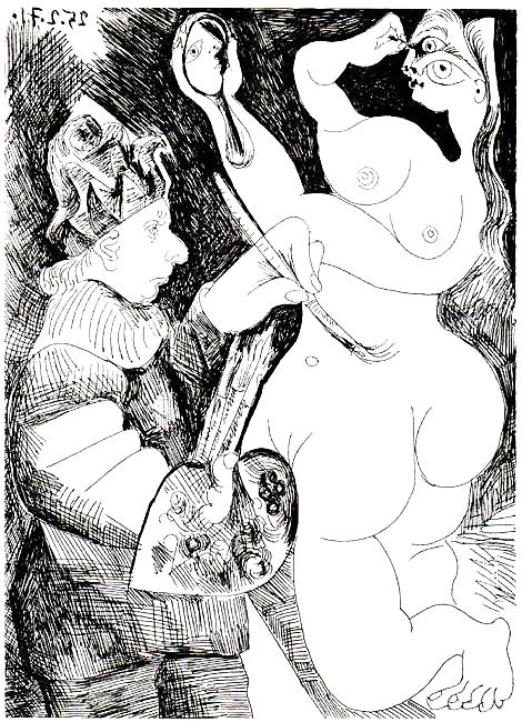Drawn Ero and Porn Art 36 - Pablo Picasso 1 #8823972