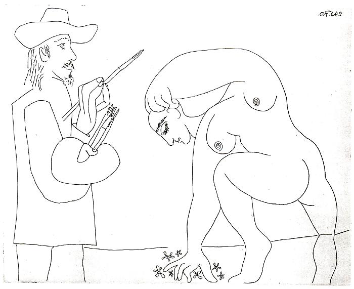 Drawn Ero and Porn Art 36 - Pablo Picasso 1 #8823989