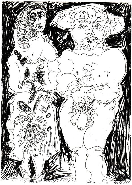 Drawn Ero and Porn Art 36 - Pablo Picasso 1 #8824020