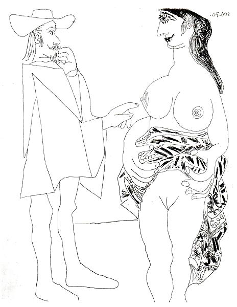 Drawn Ero and Porn Art 36 - Pablo Picasso 1 #8824038