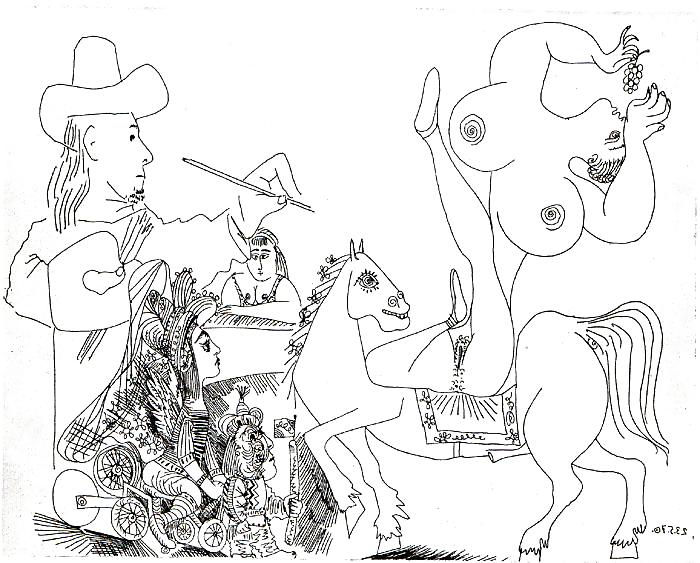Drawn Ero and Porn Art 36 - Pablo Picasso 1 #8824083