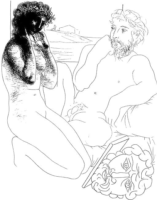 Drawn Ero and Porn Art 36 - Pablo Picasso 1 #8824088