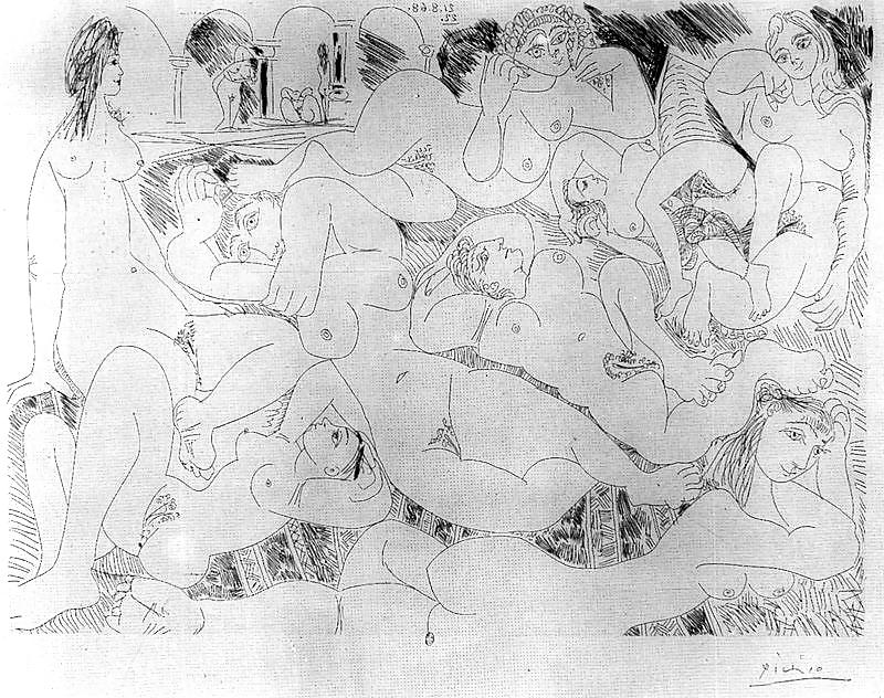Drawn Ero and Porn Art 36 - Pablo Picasso 1 #8824118