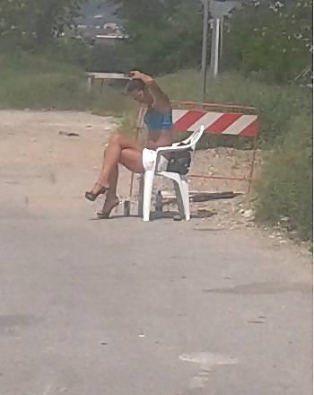 Italienische Hure Street-Prostituierte Italiane #10475199
