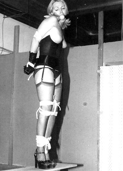Vintage girl being tied down #13299723