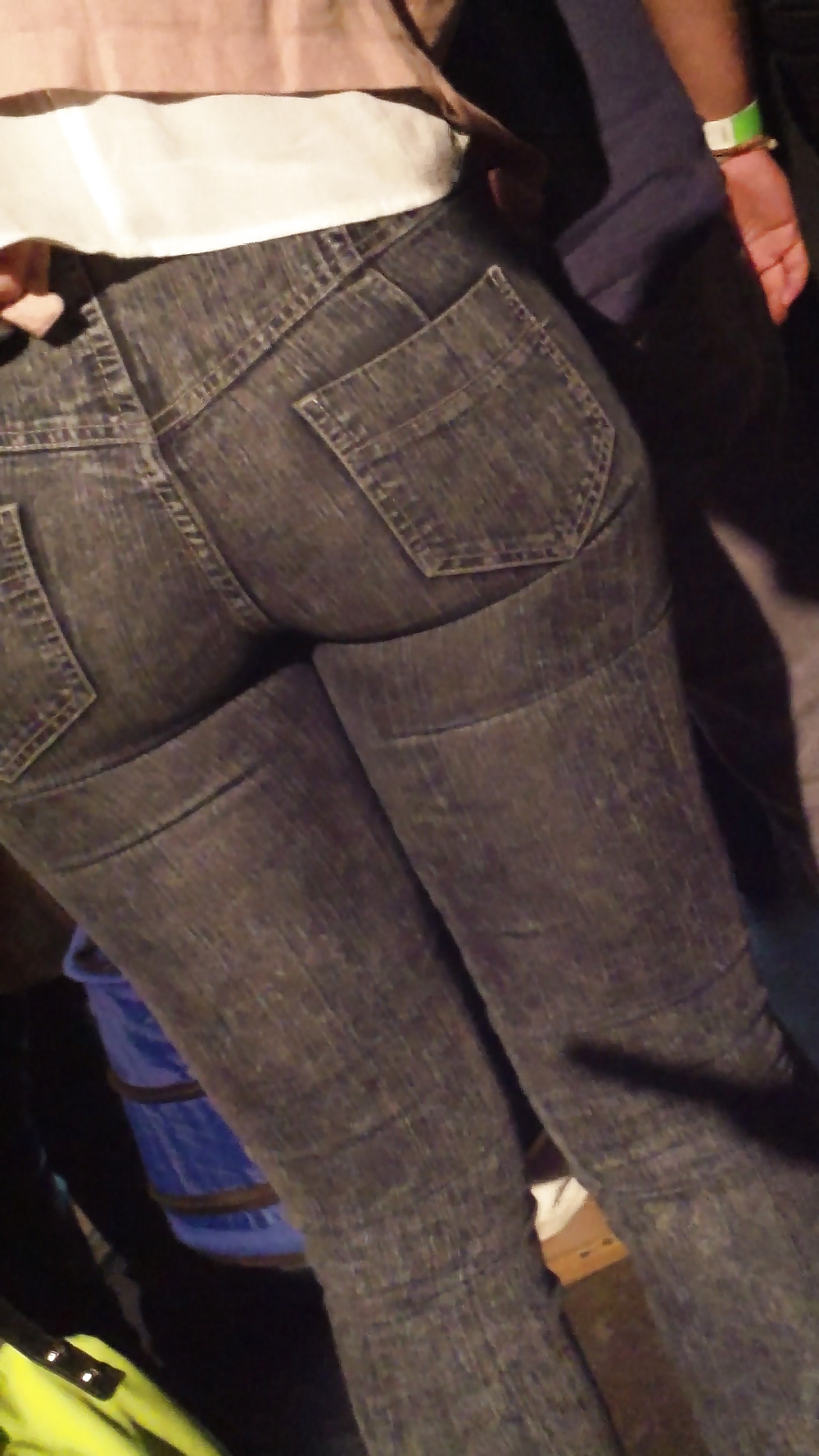 Tight teen butts & ass in jeans up close  #20660906