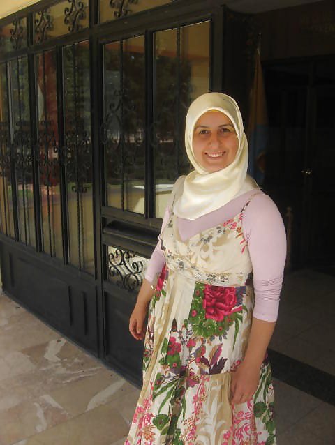 Turbanli arab turkish hijab #14664465