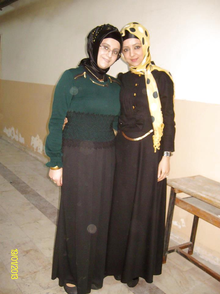 Turbanli arab turkish hijab #14664512