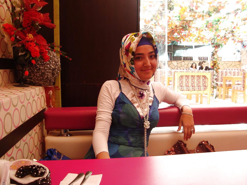 Turbanli arab turkish hijab #14664562
