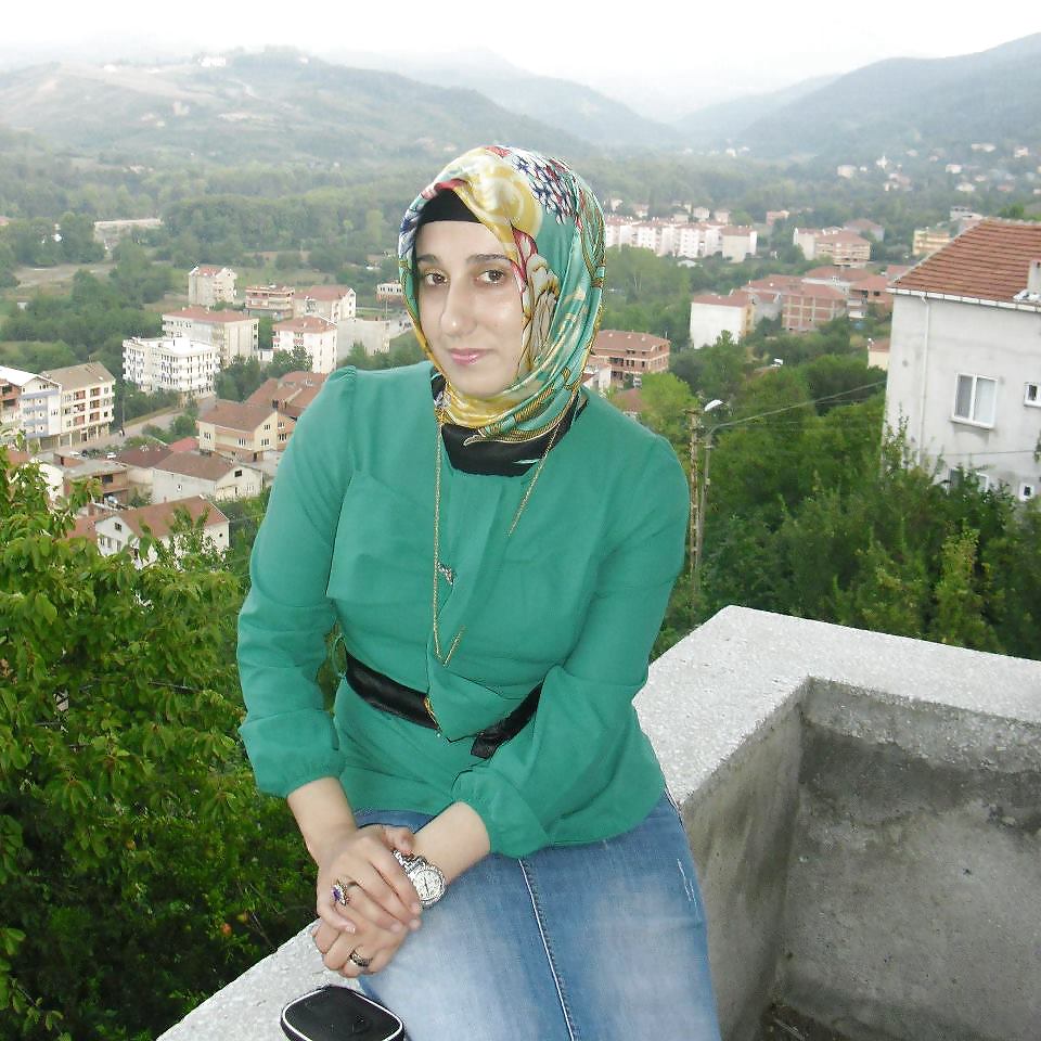 Turbanli arab turkish hijab #14664583