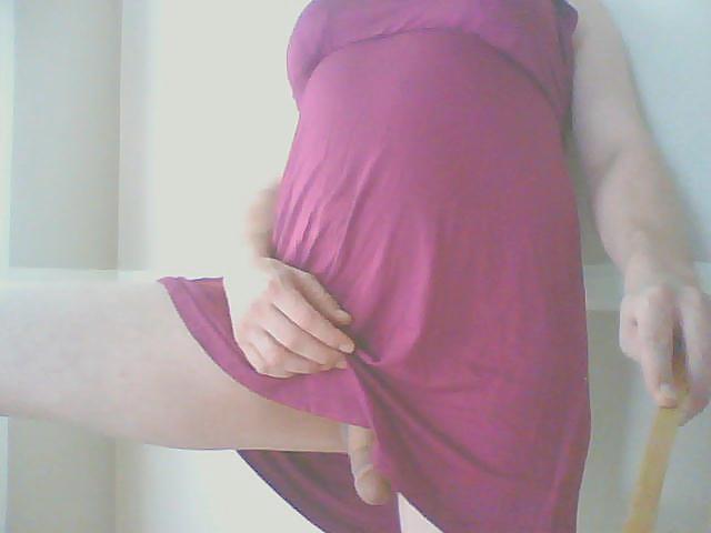 Fun purple skirt.. #13857243