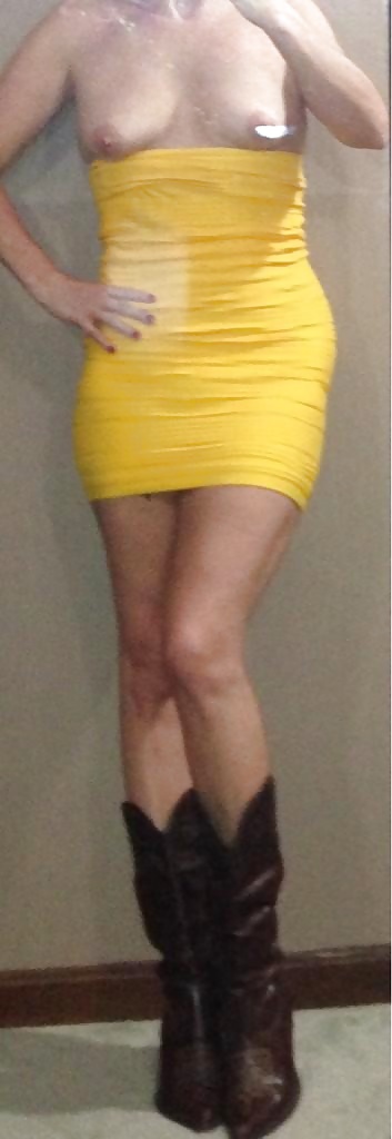 Yellow dress #14339890