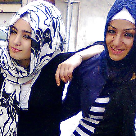 Turbanli hijab árabe, turco, asiático desnudo - no desnudo 09
 #15595162