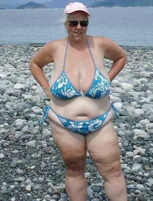 Traje de baño sujetador bikini bbw maduro vestido joven grandes tetas - 75
 #15301536