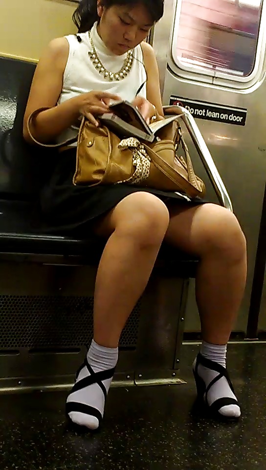 New York Subway Girls Asian Cute Socks #20709754