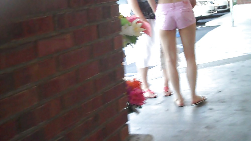 Summer is fine for an ass & butt in pink shorts #4274131
