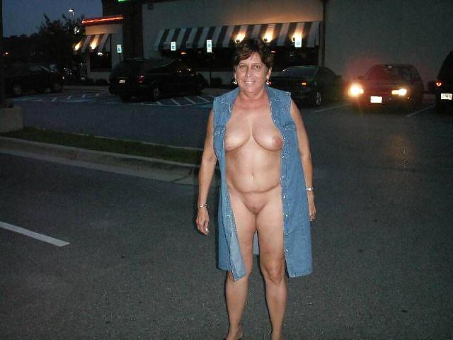 Flashing Outside and at the Gas Station