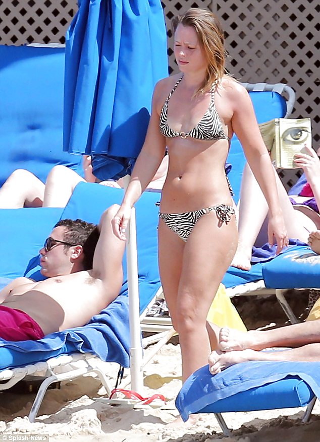 Kimberley Walsh - Wearing Bikini On A Beach Barbados  #13890697