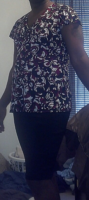 Dressed in wifes clothes #22683215