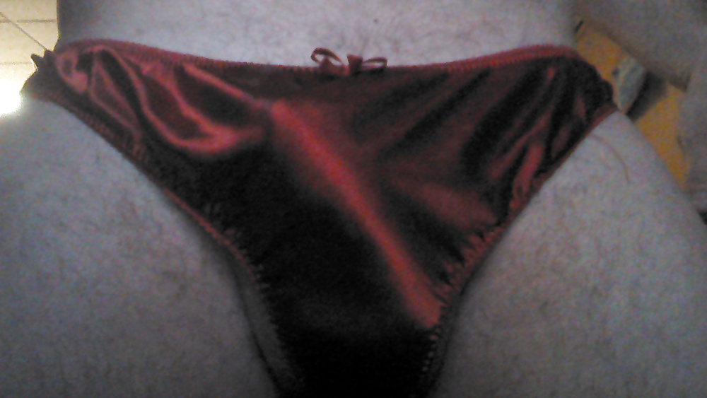 Wearing wifes panties #10413638