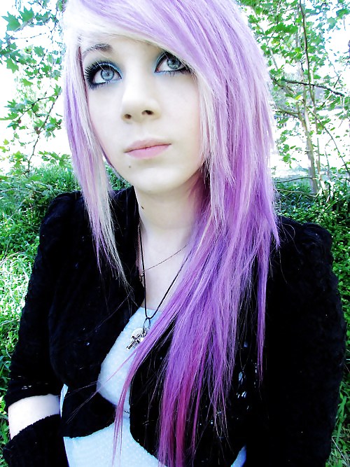 Me (Purple, blue and black hair) #7941606