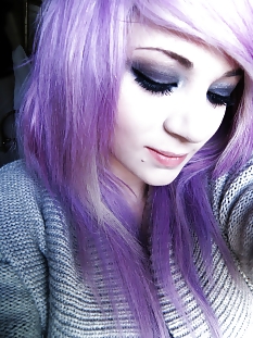 Me (Purple, blue and black hair) #7941613