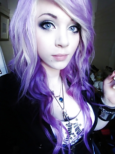 Me (Purple, blue and black hair) #7941636