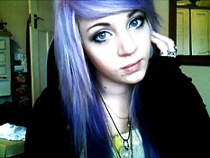 Me (Purple, blue and black hair) #7941672