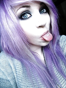 Me (Purple, blue and black hair) #7941681
