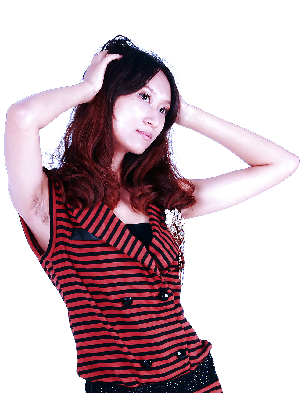 Studio Photography (Lovely Asians with Hairy Armpits) #21150154