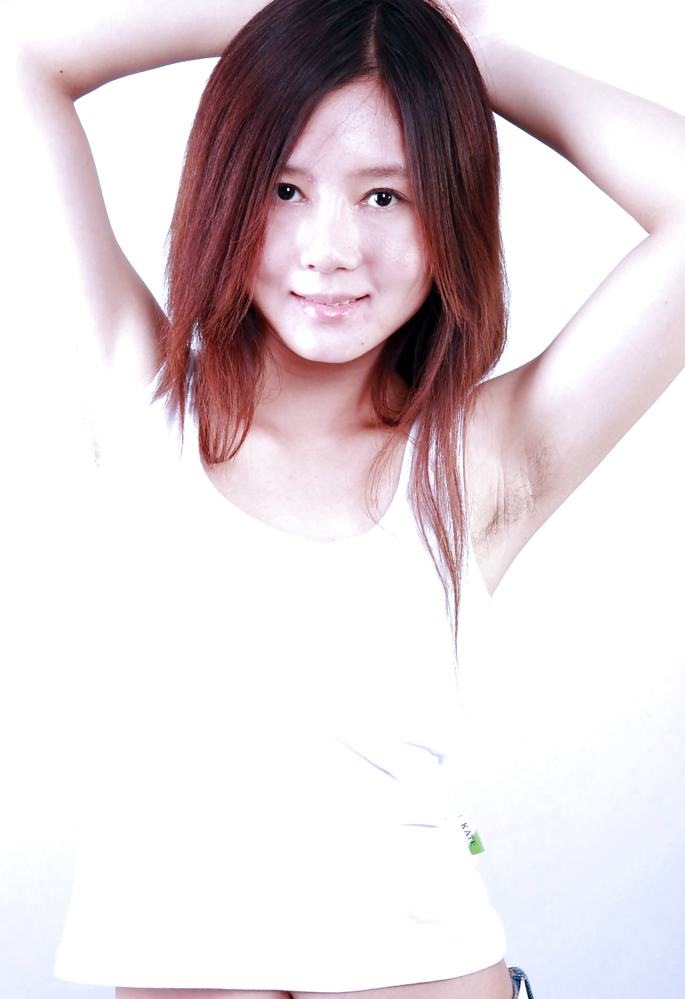 Photographie De Studio (belles Asians Avec Aisselles Poilues) #21150746