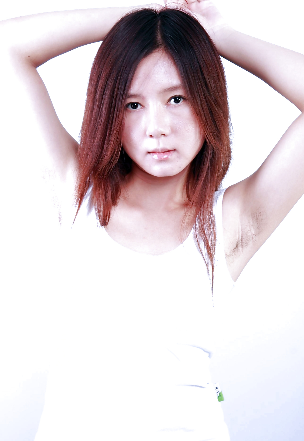 Photographie De Studio (belles Asians Avec Aisselles Poilues) #21150754