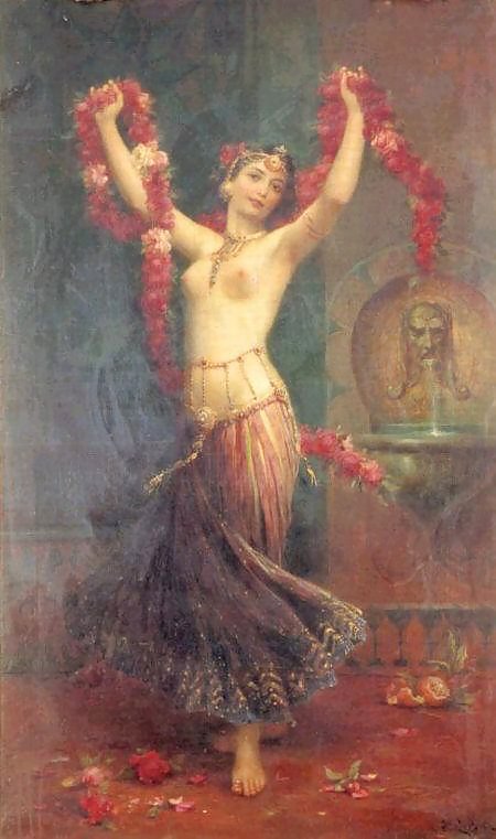 Thematic Painted Ero Art 3 - Belly Dance  #19130840