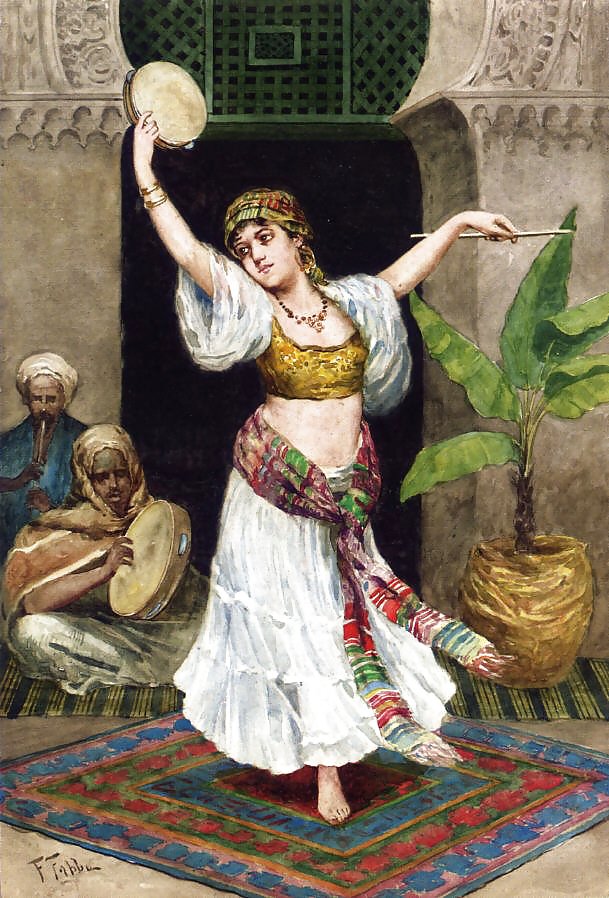 Thematic Painted Ero Art 3 - Belly Dance  #19130951