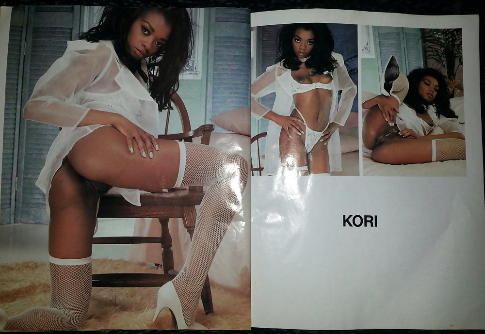 Ebony beauty in vintage magazine #16435283