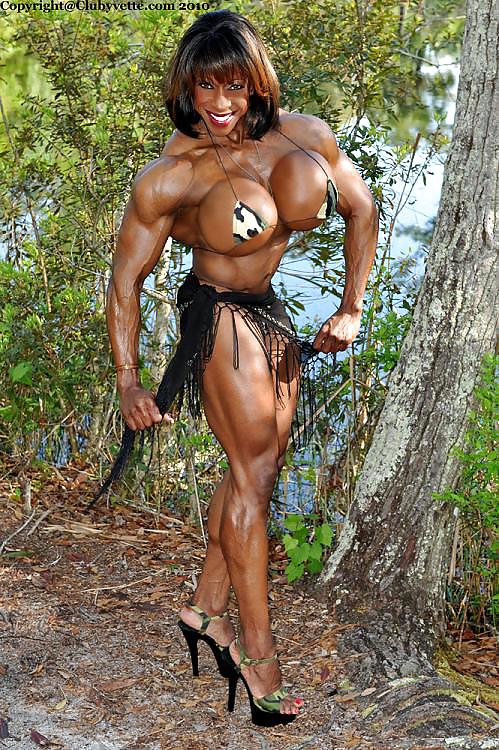 Ebony black muscle queen #21357251