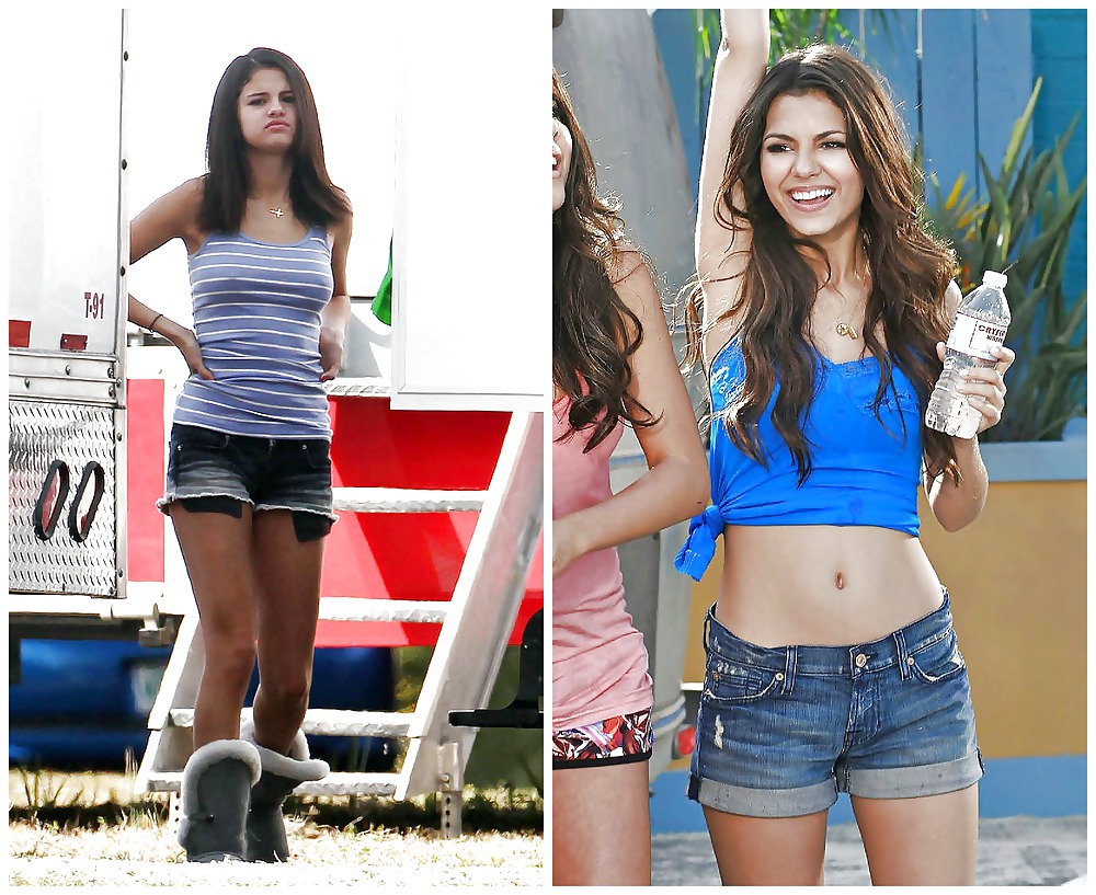 Alluring Selena Gomez & Victoria Justice - who's hotter?