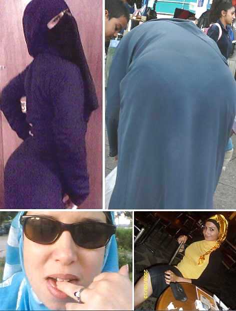 Asses- Niqab Kopftuch Hijab Arabisches Hijab Paki Turbanli Mallu #15021633