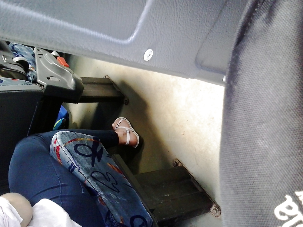 Feet Met in the Bus #18115935