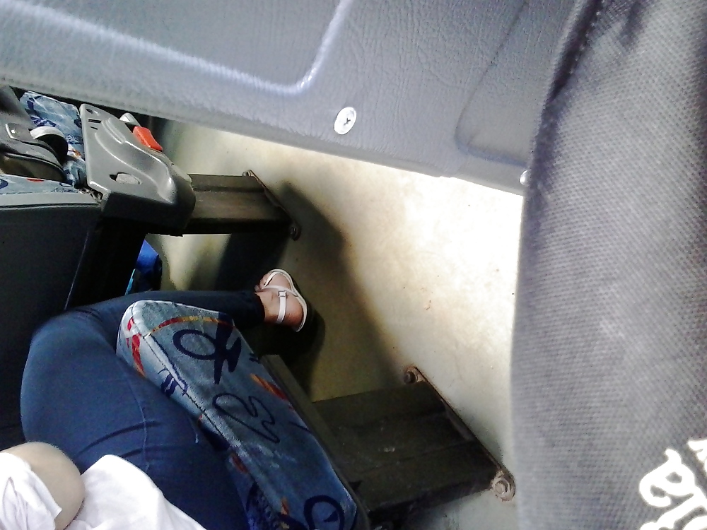 Feet Met in the Bus #18115947