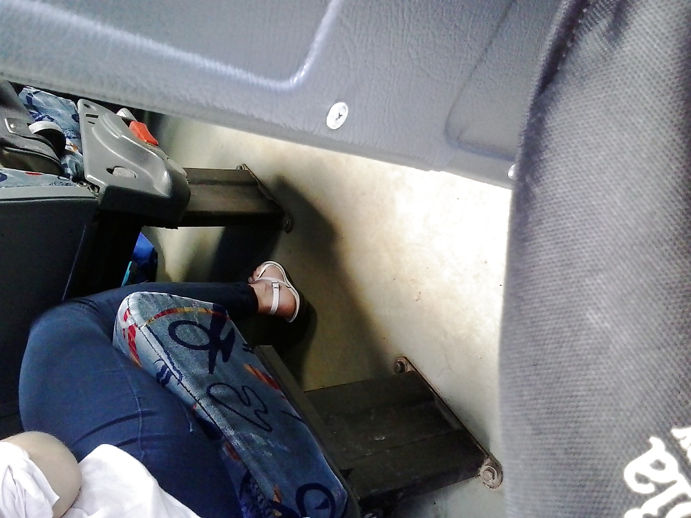 Feet Met in the Bus #18115956